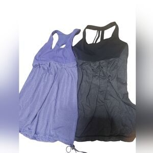 Lululemon Bundle, Purple and Black Athletic Tank Tops
